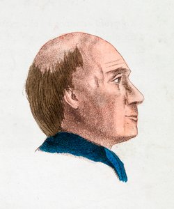 एक दार्शनिक और गहन व्यक्ति की चेहरे की विशेषताएं, 1808