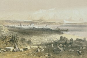 स्कैचर- स्टिंकोपक जेएफ एडिटोर द्वारा एक नक़्क़ाशी में तिबरियास द्वारा जोहान मार्टिन बर्नट्ज