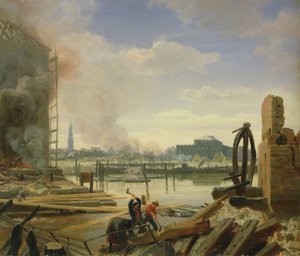 1842, 1842 की अग्नि के बाद हैम्बर्ग