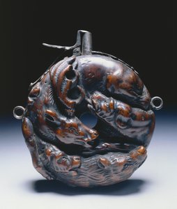 पाउडर फ्लास्क, c.1680 द्वारा जोहान माइकल मौचर