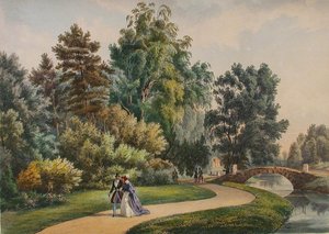 Vlakhernskoye-Kuzminki एस्टेट, सी। 1840