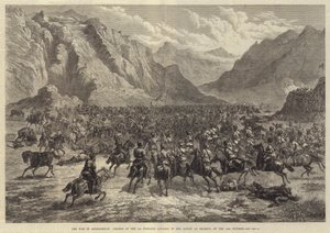 अफगानिस्तान में युद्ध, 24 अक्टूबर को शाहजुई में लड़ाई में दूसरी पुंजाब कैवलरी का आरोप द्वारा जोहान नेपोमुक शोनबर्ग
