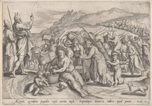 मिस्र से पलायन, c.1585।
