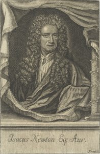 सर आइजक न्यूटन का पोर्ट्रेट 1642-1727, द्वारा जोहान उलरिच क्रॉस