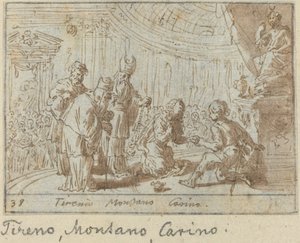 टायरेनियो, मोंटैनस और कैरिनो, 1640। द्वारा जोहान विल्हेम बौर