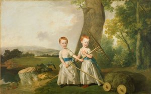 द ब्लंट चिल्ड्रेन, c.1766-80 द्वारा जोहान जोसेफ ज़ॉफ़नी