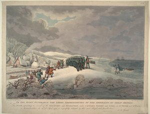 कामचटका, 1779 के पूर्वी तट पर संकल्प और डिस्कवरी का आगमन द्वारा जोहान्स एकस्टीन