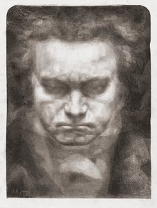 लुडविग वैन बीथोवेन, चित्र द्वारा जोहान्स हेंड्रिकस फेकस