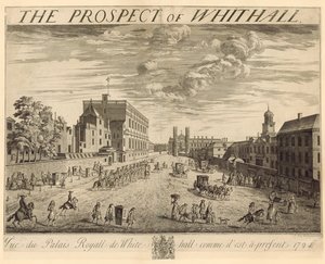 व्हाइटहॉल की योजना, 1724 द्वारा जोहान्स किप