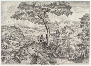 रेस्ट मिलिट्स पर सैनिक द लार्ज लैंडस्केप्स से अपेक्षित हैं, सीए। 1555-56।