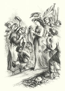 प्रिमरोज़ की लैंडिंग (उत्कीर्णन) द्वारा जॉन (बाद) गिल्बर्ट
