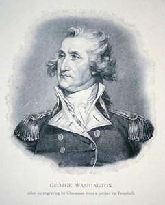 जॉर्ज वाशिंगटन, थॉमस चेसमैन (1760-1835) (लिथो) द्वारा उकेरा गया द्वारा जॉन (बाद) ट्रंबल