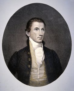 जेम्स मोनरो (1758-1831) आशेर ब्राउन डूरंड द्वारा उकेरा गया (1796-1886) (रंगीन उत्कीर्णन) द्वारा जॉन (बाद में) वेंडरलिन