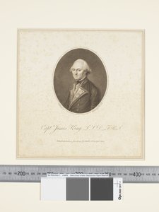 III. कैप्टन जेम्स किंग, फ्रांसेस्को बार्टोलोज़ी (1727-1815) द्वारा उकेरा गया, c.1773-84 (उत्कीर्णन) द्वारा जॉन (बाद) वेबर