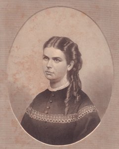एडा किंसमैन का पोर्ट्रेट (1845-1871), रेवरेंड एडवर्ड आर्चीबाल्ड वानलेस की पत्नी, एफई जोन्स द्वारा उत्कीर्ण, लगभग 1870 द्वारा वाल्टर चार्ल्स मिल्स