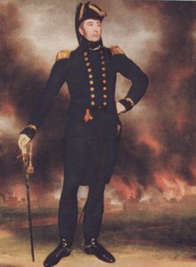 सर जॉर्ज कॉकबर्न (1772-1853) (कलर लिथो) द्वारा वाल्टर चार्ल्स मिल्स