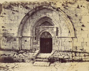 वर्जिन का मकबरा, जेरूसलम, 1860।