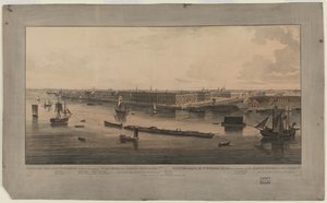 1805 से 1807 के बीच सेंट पीटर्सबर्ग का विहंगम दृश्य