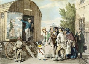 मेलों: द शो, c.1821 द्वारा जॉन ऑगस्टस एटकिंसन