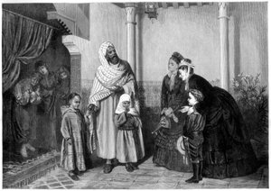 द प्रेजेंटेशन, इंग्लिश लेडीज विजिटिंग अ मॉयर्स हाउस, 1875