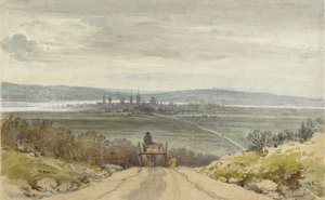 शॉटओवर हिल से ऑक्सफोर्ड, स्मृति से, 10 जनवरी 1791