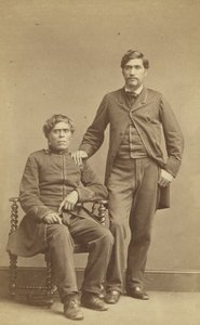 व्हेरेपापा और सोलोमन गॉड (सोलोमन द गॉड) c.1863 (एल्बम प्रिंट) द्वारा जॉन बीट्टी