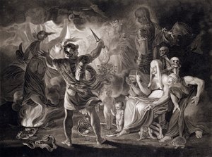मैकबेथ, तीन चुडैलें और हेक्टेट, 1805