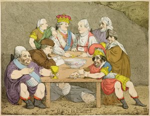 बांदिती, 1783 (हाथ से रंगा हुआ उत्कीर्णन)