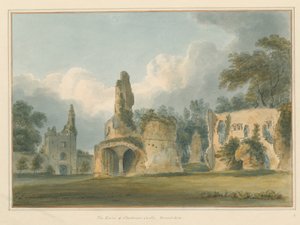डोर्सेट - शेरबोर्न - महल के खंडहर, 1802 द्वारा जॉन बकलर