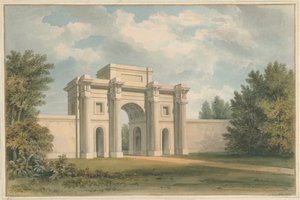 लीसेस्टरशायर - गोप्सल हाउस - द गेटवे, 1820 द्वारा जॉन बकलर
