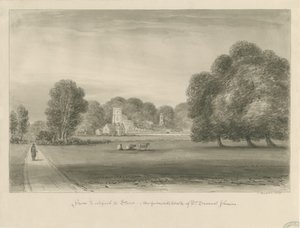 लिचफील्ड - स्टोव: सीपिया ड्राइंग, 1841 द्वारा जॉन बकलर