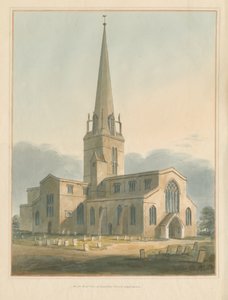 ऑक्सफ़ोर्डशायर - बैम्प्टन चर्च, 1802 द्वारा जॉन बकलर