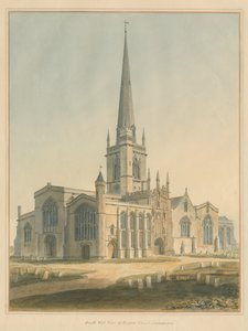 ऑक्सफ़ोर्डशायर - बर्फोर्ड चर्च, 1802 द्वारा जॉन बकलर