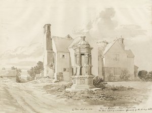 पटशूल - पीपरहिल: सेपिया वॉश ड्राइंग, 30 अगस्त 1820 द्वारा जॉन बकलर