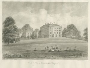पटशूल हाउस: सीपिया ड्राइंग, 1847 द्वारा जॉन बकलर