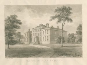थोरपे कॉन्स्टेंटाइन हॉल: सीपिया वॉश ड्राइंग, 1848 द्वारा जॉन बकलर