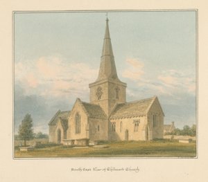 विल्टशायर - चिलमार्क चर्च, 1814 द्वारा जॉन बकलर
