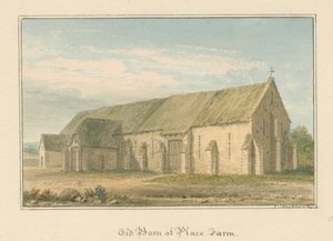 विल्टशायर - प्लेस फ़ार्म - पुराना बार्न, 1817 द्वारा जॉन बकलर