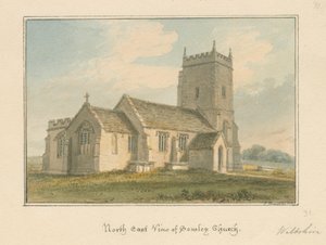 विल्टशायर - सेमीले चर्च, 1817 द्वारा जॉन बकलर
