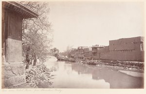 काबुल नदी का एक दृश्य द्वारा जॉन बर्क