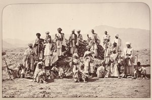  जमरूद के पास अफरीदी पिकेट, खैबर और रोटास दूरी में , 1879 लगभग द्वारा जॉन बर्क
