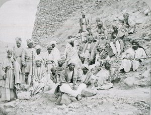 खैबर प्रमुख और खान, जमरूद किला, उत्तर पश्चिम सीमा, 1878 लगभग