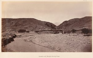 The bridge at Surakh-aub, 1879 द्वारा जॉन बर्क