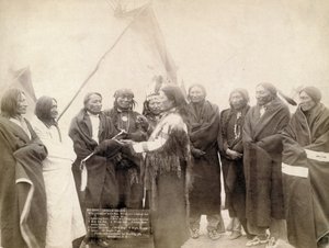 डेडवुड, साउथ डकोटा, 1891 में भारतीय प्रमुख