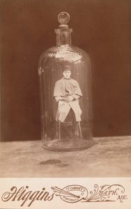 मैन इन बॉटल, सीए। 1888. द्वारा जॉन सी. हिगिंस