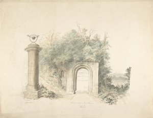 ली कैसल, वोरस्टरशायर की योजनाओं, ऊंचाई और दर्शनीय आंतरिक सज्जा के समूह का शीर्षक पृष्ठ..., 18 द्वारा जॉन कार्टर।