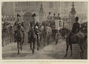 महामहिम के ड्राइंग-रूम, HRH ऑफ वेल्स ने ड्राइंग-रूम के बाद मार्लबोरो हाउस के लिए पैलेस छोड़ दिया