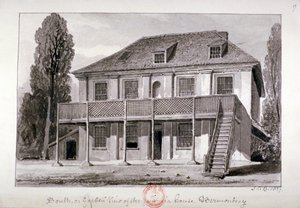 जमैका हाउस, चेरी गार्डन स्ट्रीट, बरमोंडे, लंदन, 1827 द्वारा जॉन चेसेल बकलर