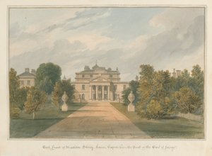 ऑक्सफ़ोर्डशायर - मिडलटन स्टोनी हाउस, 1827 द्वारा जॉन चेसेल बकलर