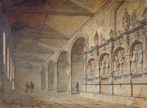 लंदन के टॉवर, 1814 में सेंट पीटर विज्ञापन विंकुला के चैपल का आंतरिक भाग
